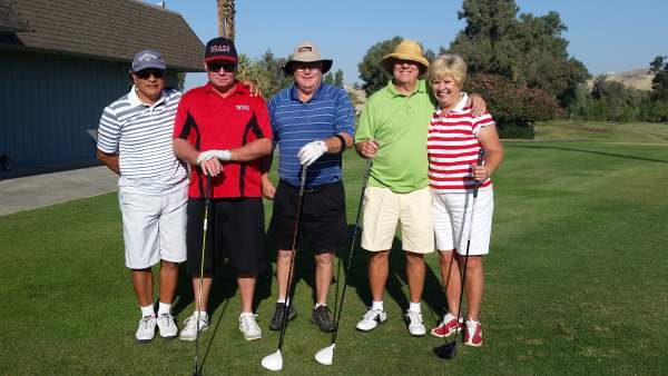 Group of golfers